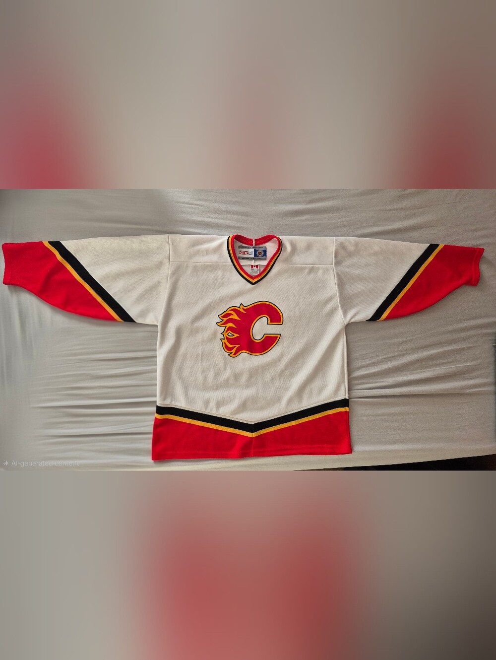 Vintage Calgary Flamea Jersey XL